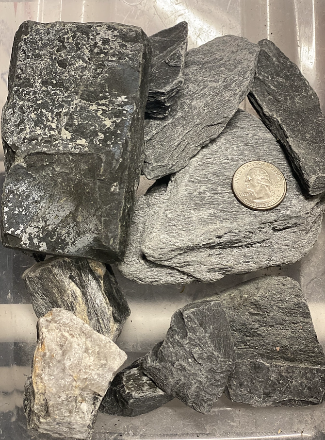 Metallic Gray Slate