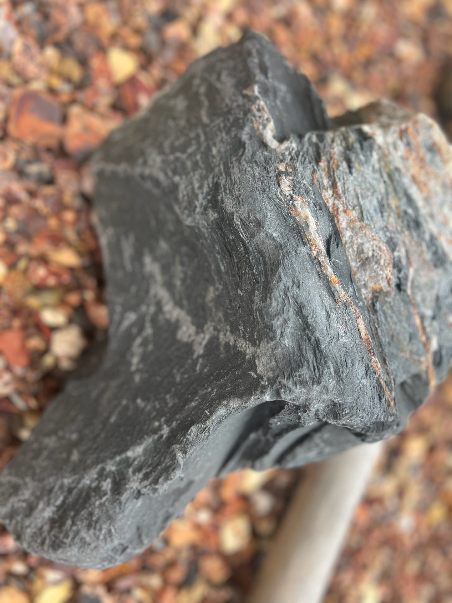 Metallic Gray Slate Mini Boulders