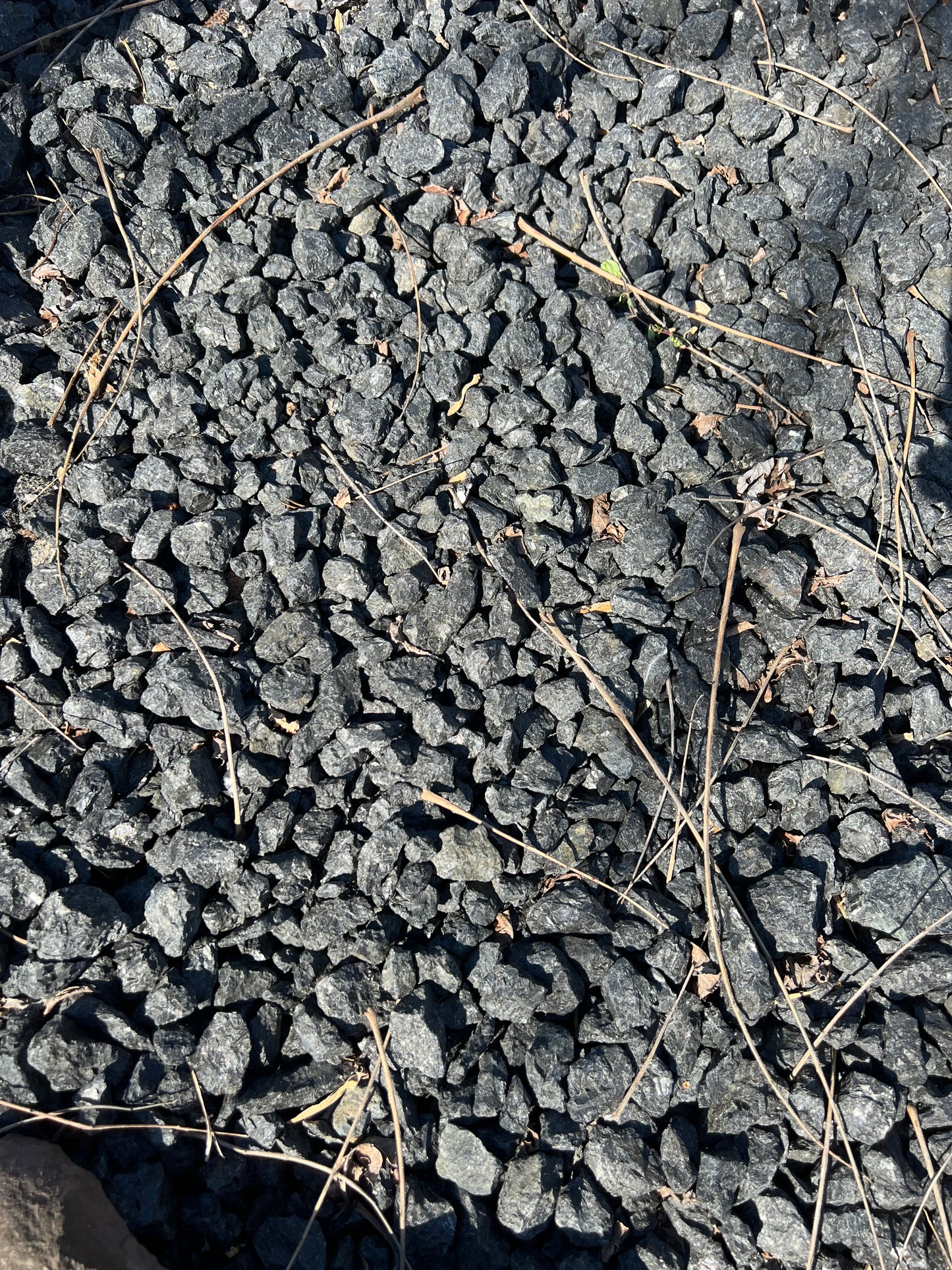 Black Crushed Granite