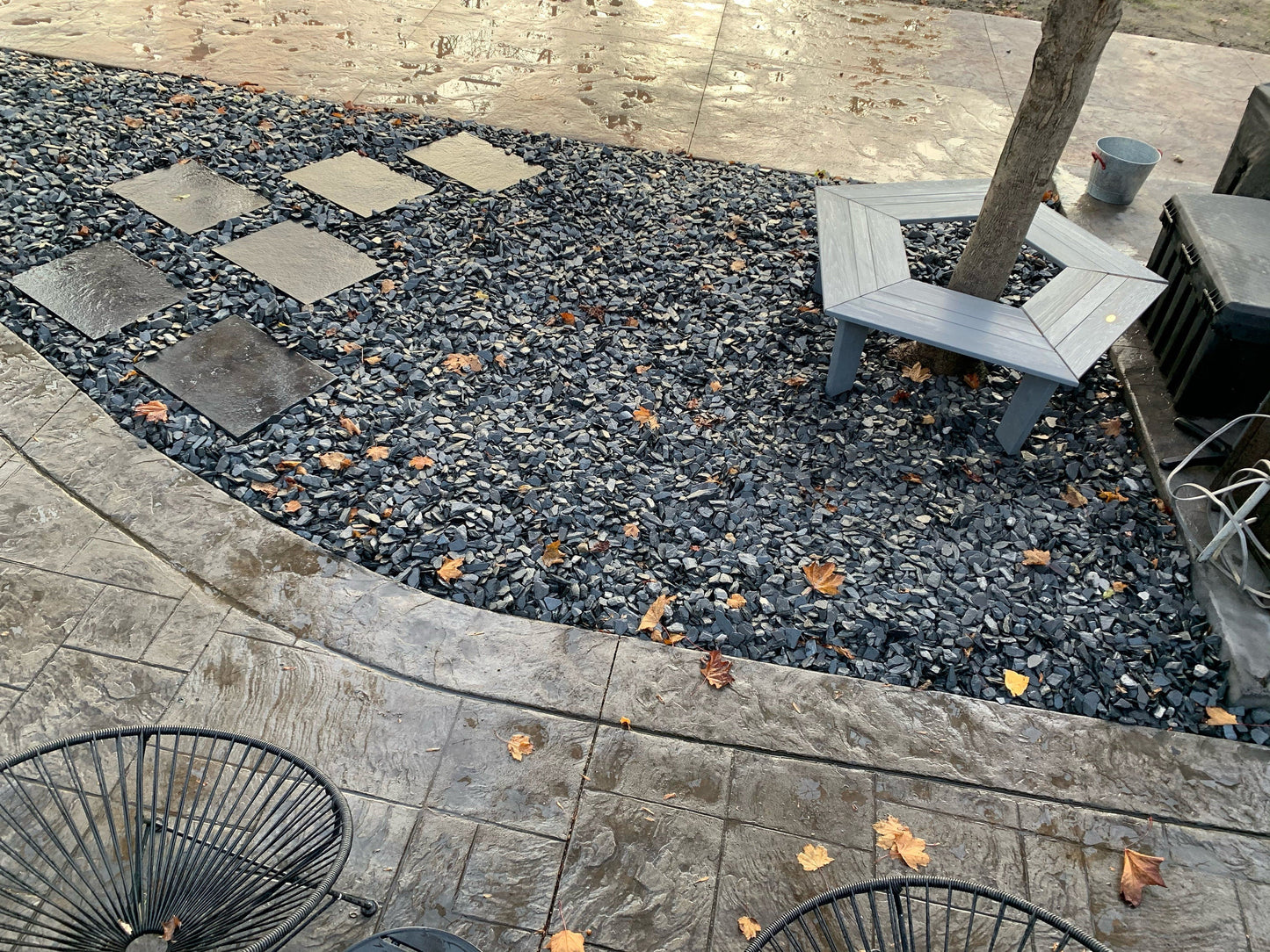 Metallic Gray Slate