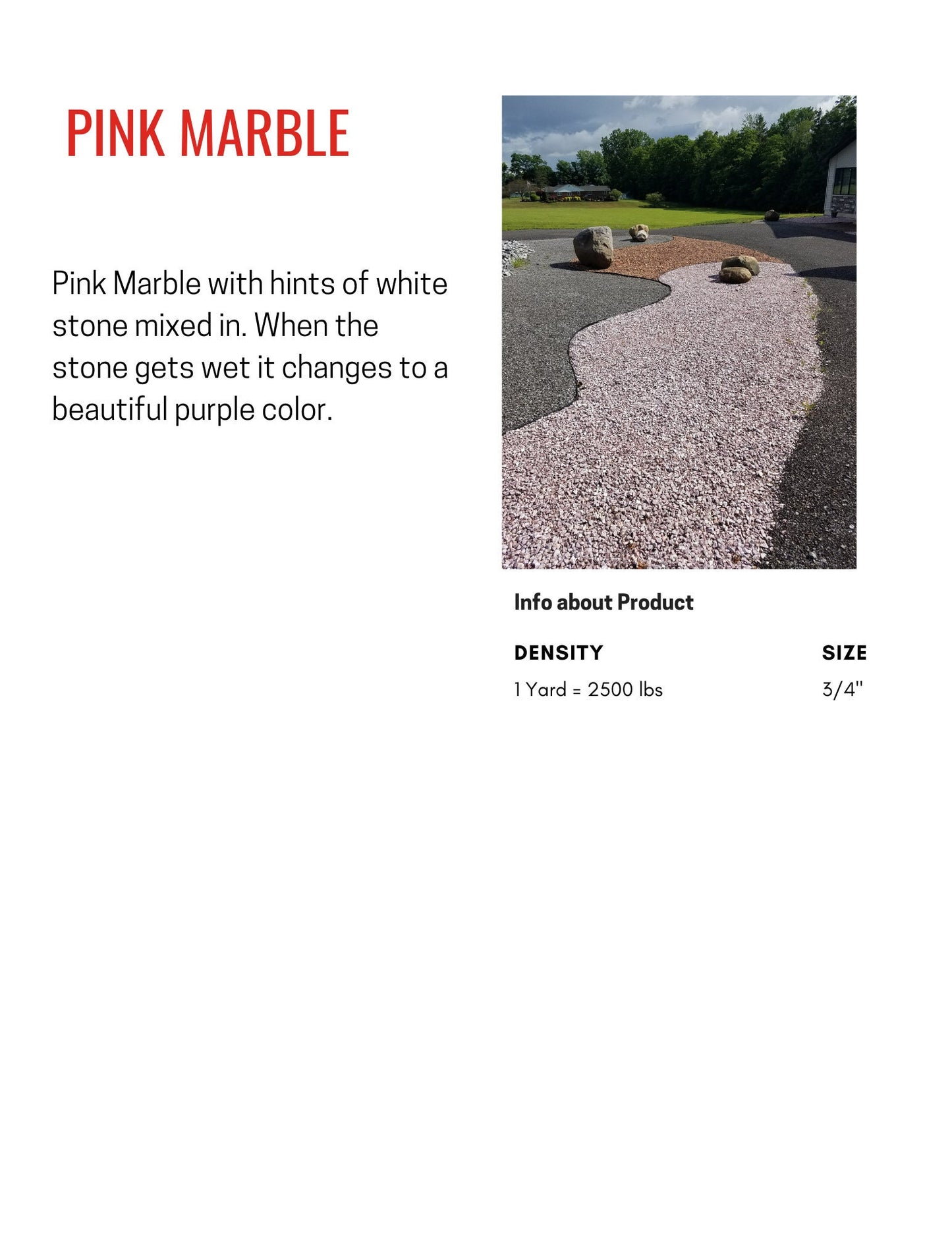 B Rose Pink Stone